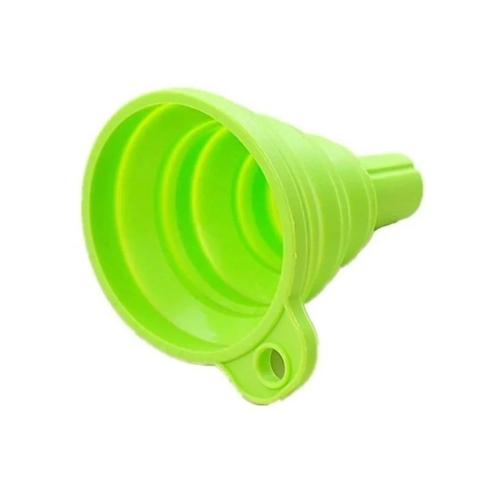 Silicone Foldable Funnel for Water Bottle Liquid Transfer Collapsible Funnel Kit